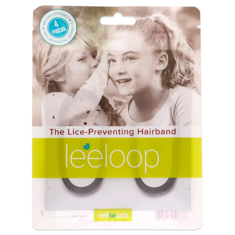 best deep conditioner for curly hair-Leeloop The Lice-Preventing Hairband by Leeloop for Women - 4 Pc Hair Tie