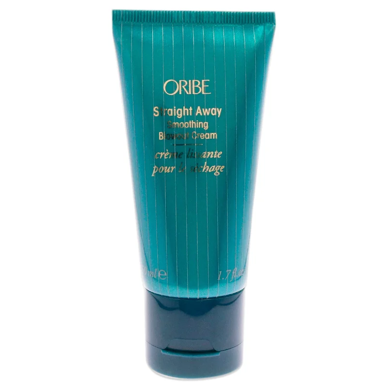 hydrating treatment for coarse hair texture-Oribe Straight Away Smoothing Blowout Cream by Oribe for Unisex - 1.7 oz Cream