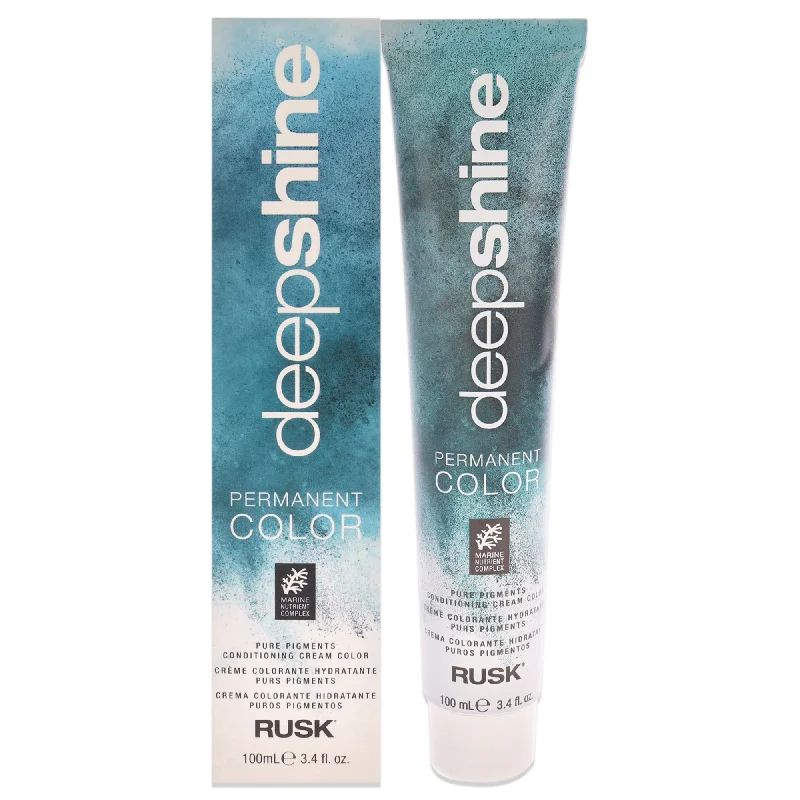 deep treatment for dry, frizzy curls-Rusk Deepshine Pure Pigments Conditioning Cream Color - 7.4C Copper Blonde by Rusk for Unisex - 3.4 oz Hair Color