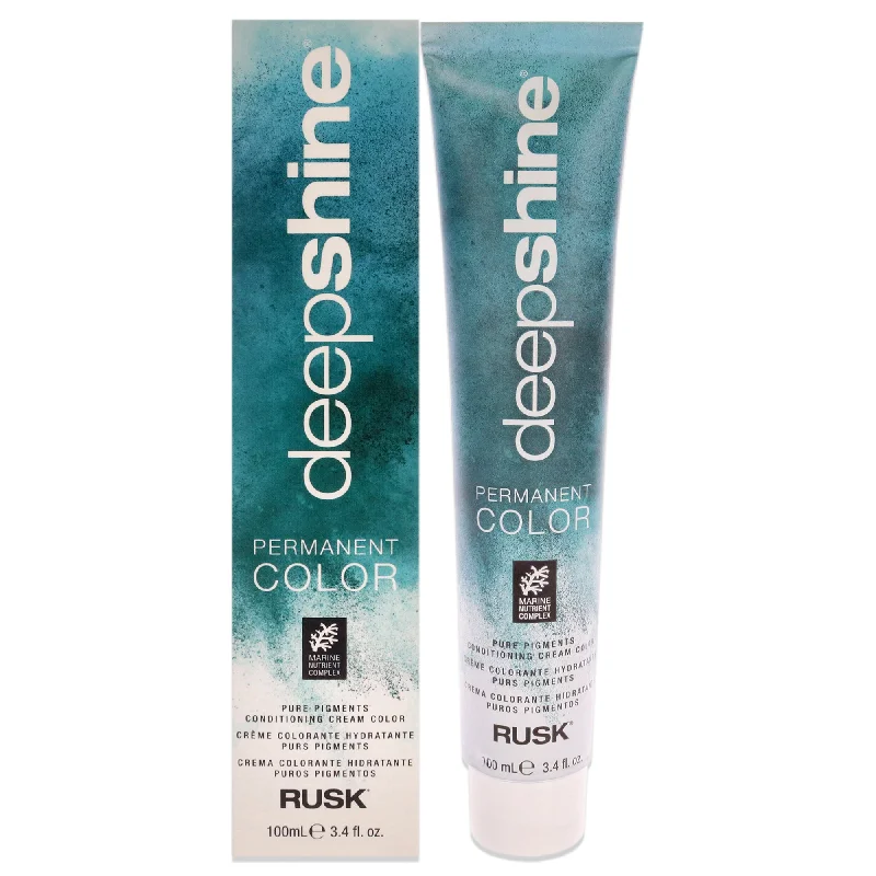 leave-in conditioner for damaged curly hair-Rusk Deepshine Pure Pigments Conditioning Cream Color - 7.66RR Intense Red Blonde by Rusk for Unisex - 3.4 oz Hair Color