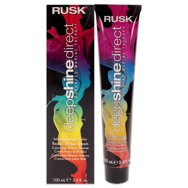 best shampoo for damaged hair repair-Rusk Deepshine Intense Direct Color - Clear by Rusk for Unisex - 3.4 oz Hair Color