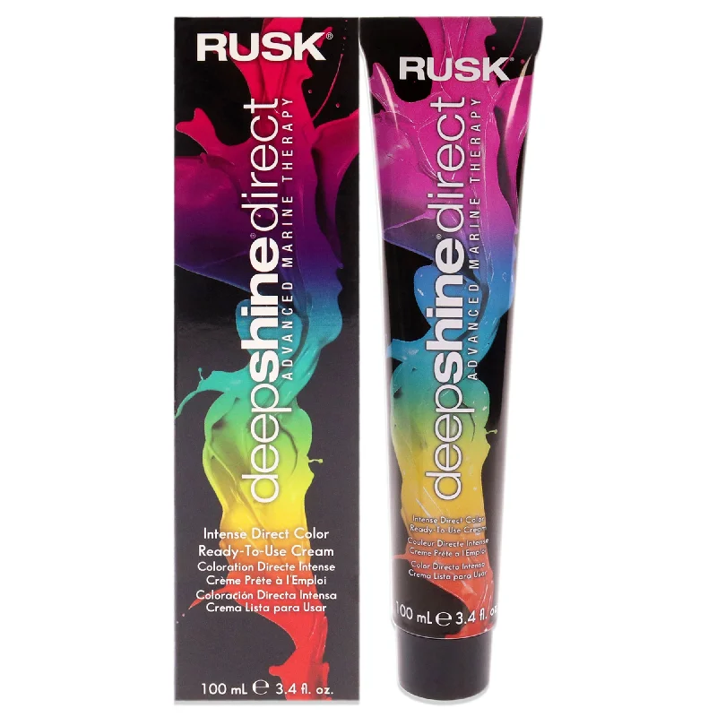 sulfate-free hair care products for dry hair-Rusk Deepshine Intense Direct Color - Red by Rusk for Unisex - 3.4 oz Hair Color