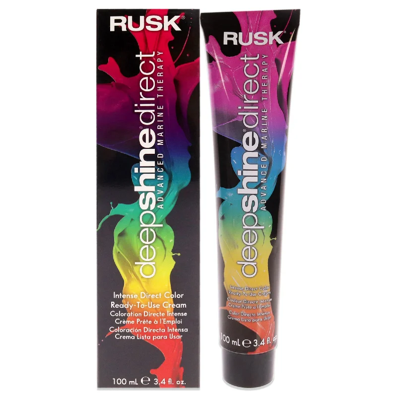 deep conditioning mask for brittle hair-Rusk Deepshine Intense Direct Color - Icy White by Rusk for Unisex - 3.4 oz Hair Color