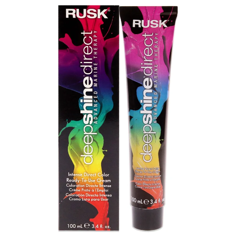 nourishing leave-in conditioner for hair growth-Rusk Deepshine Intense Direct Color - Blue by Rusk for Unisex - 3.4 oz Hair Color