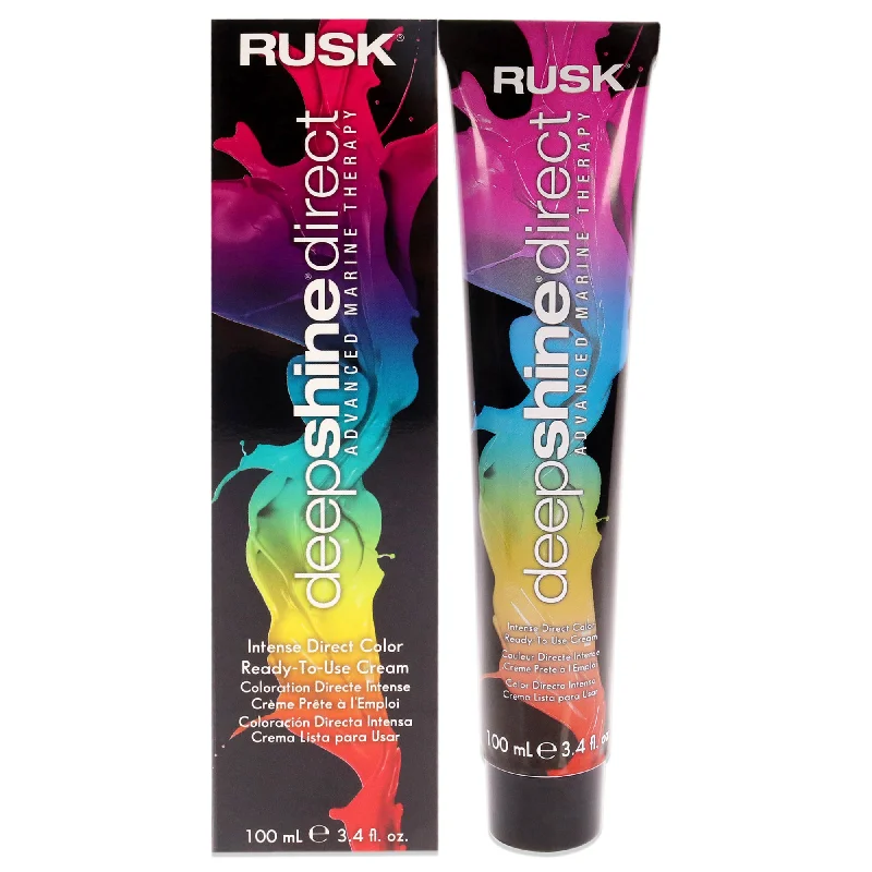 organic hair treatment for frizzy ends-Rusk Deepshine Intense Direct Color - Merlot by Rusk for Unisex - 3.4 oz Hair Color