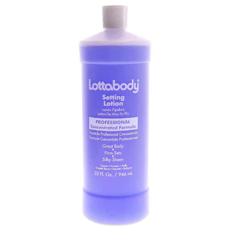 hair oil for healthy, shiny ends-Lottabody Professional Concentrated Setting Lotion by Lottabody for Unisex - 32 oz Lotion