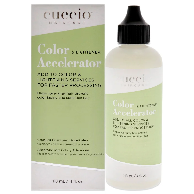 best treatment for brittle, weak hair-Cuccio Haircare Color and Lightener Accelerator by Cuccio Haircare for Unisex - 4 oz Lightener