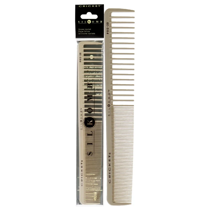 best products for smooth, silky hair-Cricket Silkomb All Purpose Cutting - Pro-20 by Cricket for Unisex - 1 Pc Comb