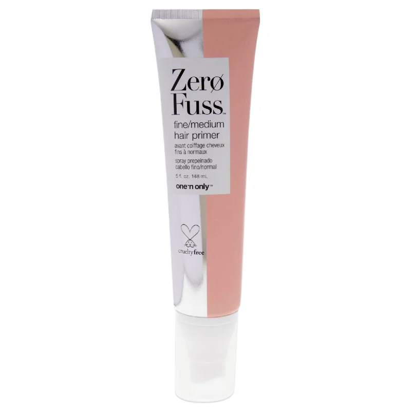 best oil for dry, frizzy hair ends-One n Only Zero Fuss Fine-Medium Hair Primer by One n Only for Unisex - 5 oz Primer