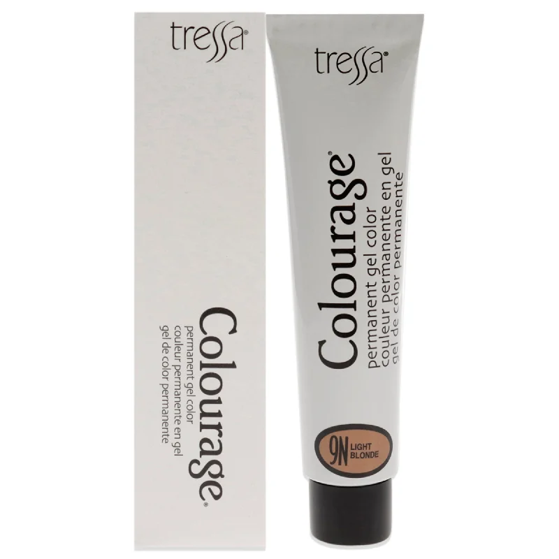 best products for smooth, silky hair-Tressa Colourage Permanent Gel Color - 9N Light Blonde by Tressa for Unisex - 2 oz Hair Color