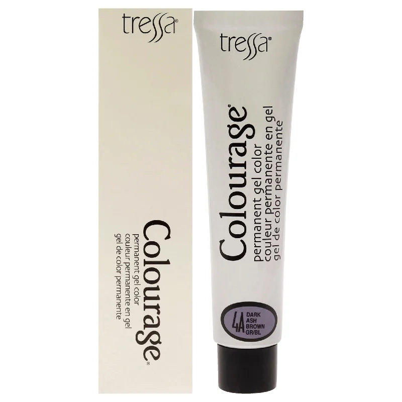 organic hair care for thick, dry hair-Tressa Colourage Permanent Gel Color - 4A Dark Ash Brown by Tressa for Unisex - 2 oz Hair Color