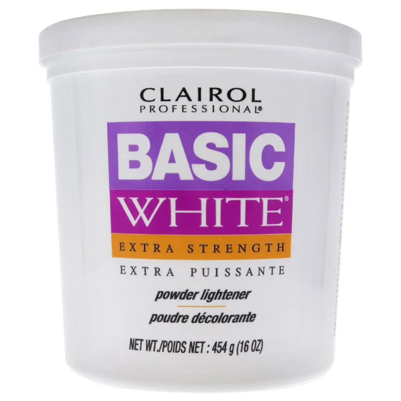 hair products for shiny, healthy hair-Clairol Basic White Powder Lighteners by Clairol for Unisex - 16 oz Lightener