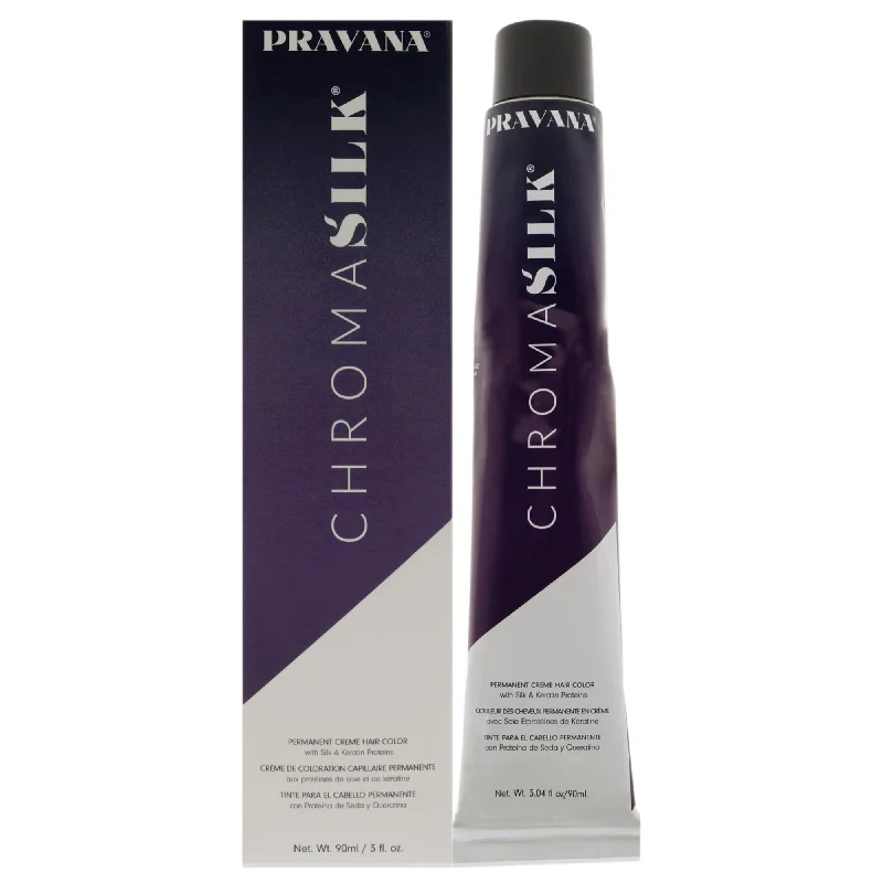 deep nourishing mask for damaged curls-Pravana ChromaSilk Creme Hair Color - 6.46 Dark Copper Red Blonde by Pravana for Unisex - 3 oz Hair Color