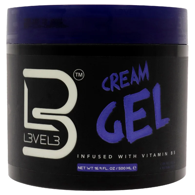 best deep repair serum for split ends-L3VEL3 Cream Hair Gel by L3VEL3 for Men - 16.9 oz Gel