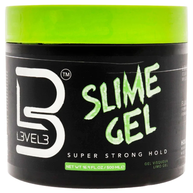 best products for repairing damaged ends-L3VEL3 Slime Gel by L3VEL3 for Men - 16.9 oz Gel