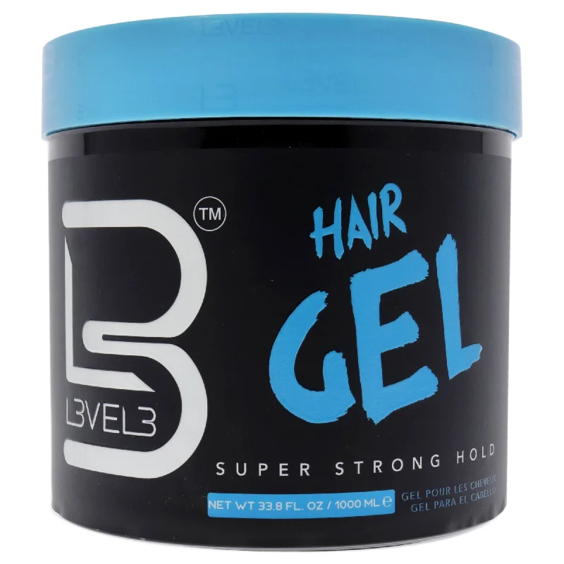 protein-enriched conditioner for dry, damaged hair-L3VEL3 Super Strong Hair Gel by L3VEL3 for Men - 33.8 oz Gel