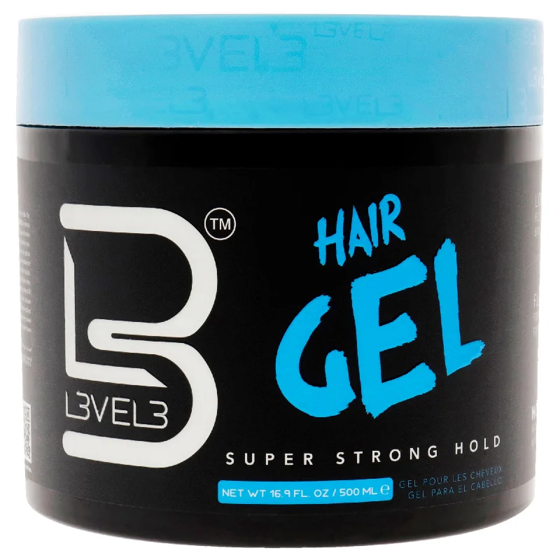 best conditioner for coarse, thick hair-L3VEL3 Super Strong Hair Gel by L3VEL3 for Men - 16.9 oz Gel