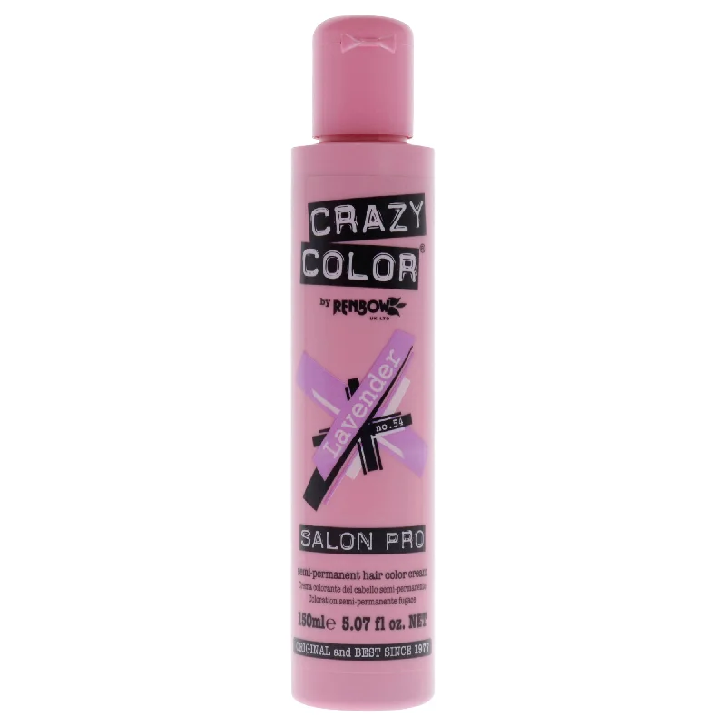 anti-hair loss shampoo for fine hair-Crazy Color Crazy Color Salon Pro Semi Permanent Hair Color - 54 Lavender by Crazy Color for Women - 5.07 oz Hair Color