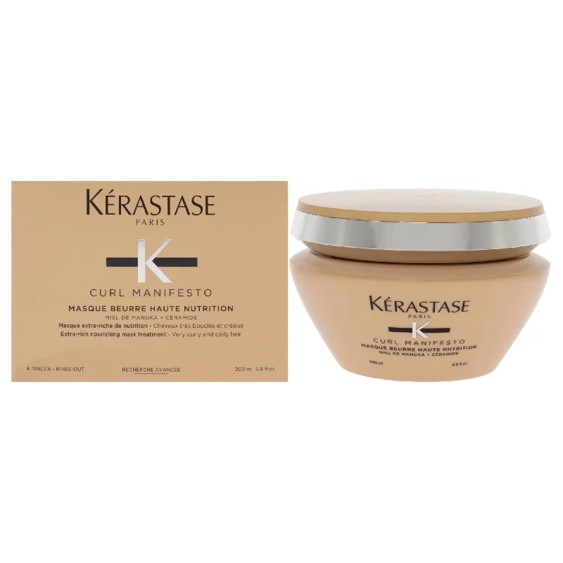 revitalizing conditioner for color-treated hair-Kerastase Curl Manifesto Nourishing Mask by Kerastase for Unisex - 6.8 oz Masque