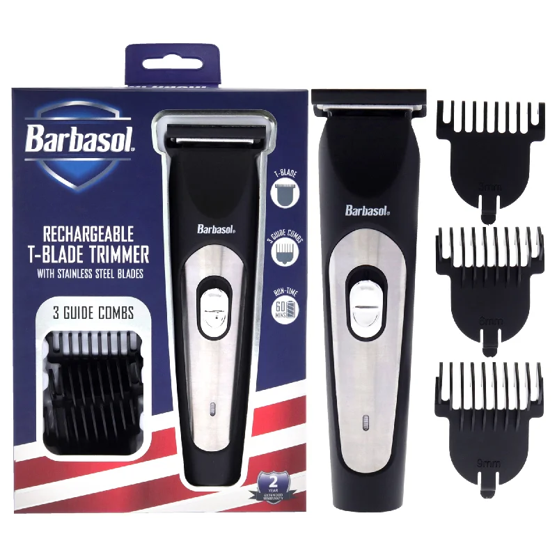 hair growth oil for stimulating hair follicles-Barbasol T-blade Trimmer by Barbasol for Men - 4 Pc Trimmer Tblade, 3 Guides