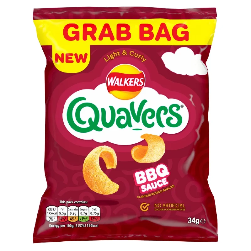 Quavers Grab Bag BBQ 34G