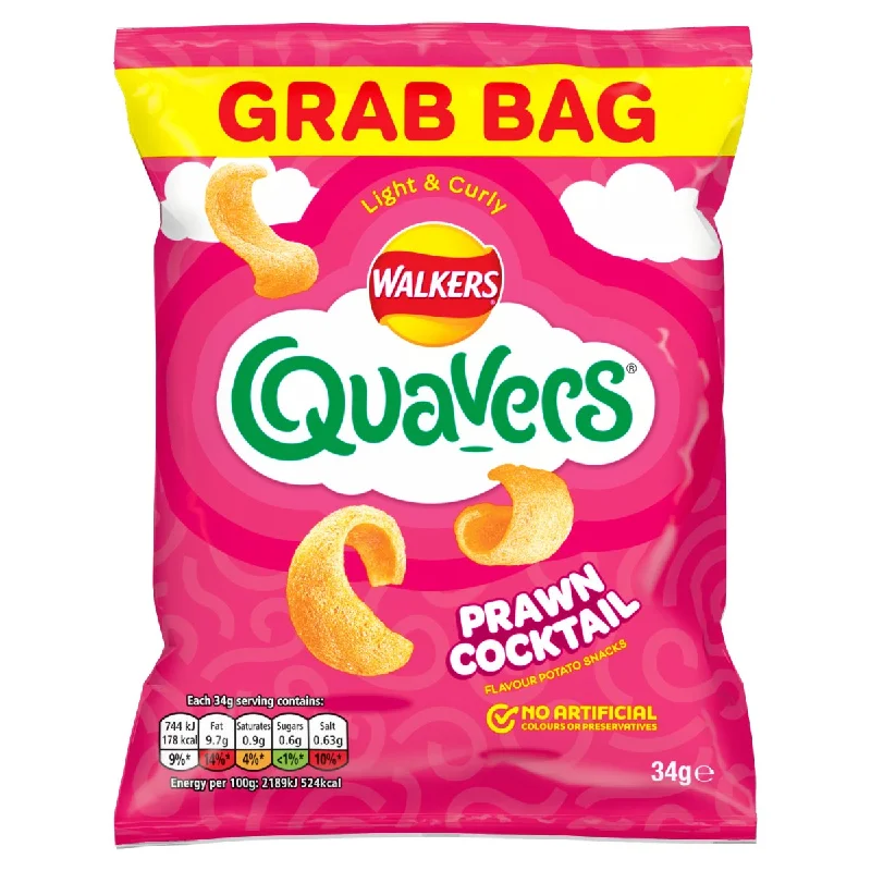 Quavers Prawn Cocktail Grab Bag 34g