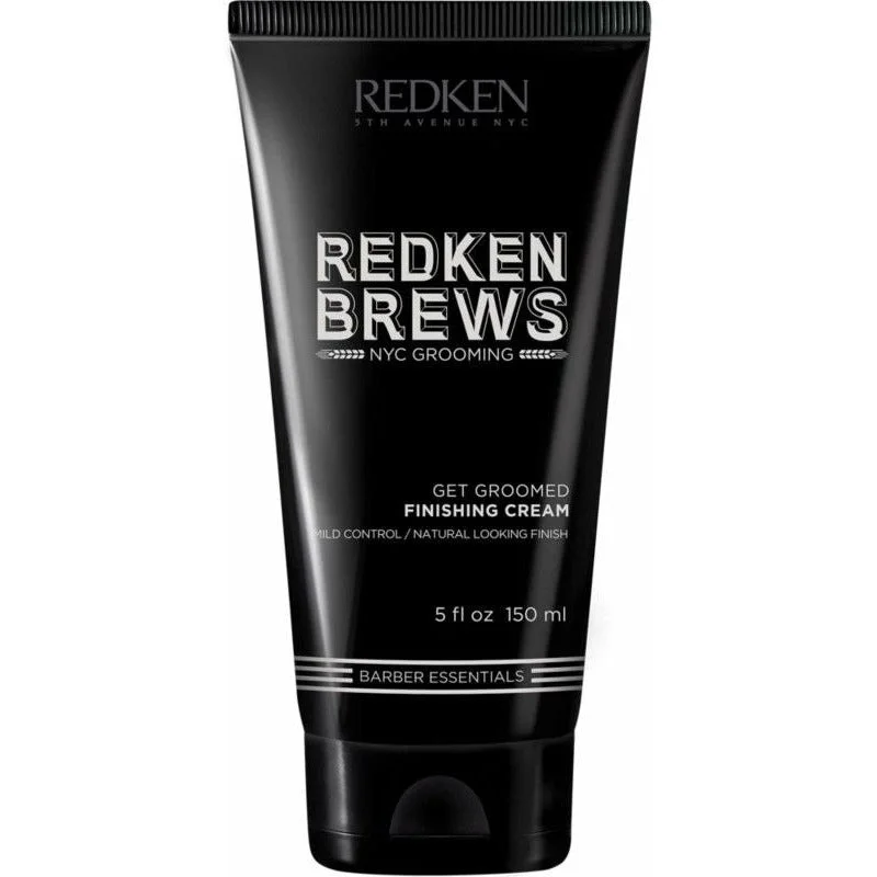 nourishing leave-in spray for frizzy curls-Redken Brews Get Groomed Finishing Cream 5 oz