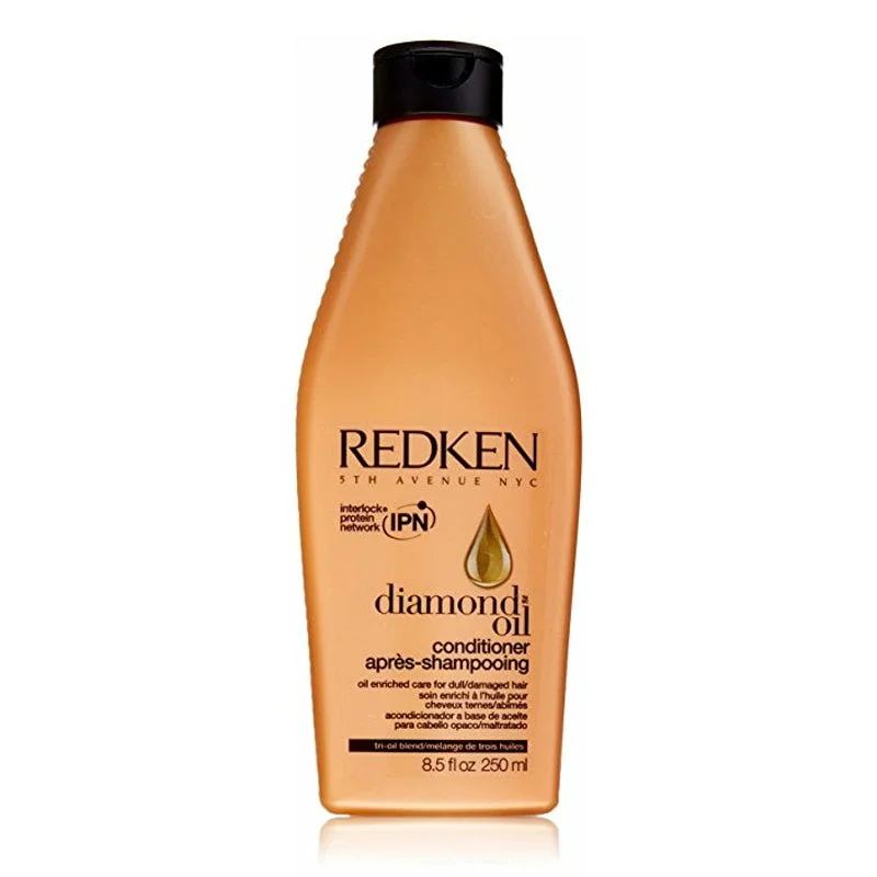 anti-hair loss shampoo for fine hair-Redken Diamond Oil Conditioner for Moisturizing - 8.5 Oz