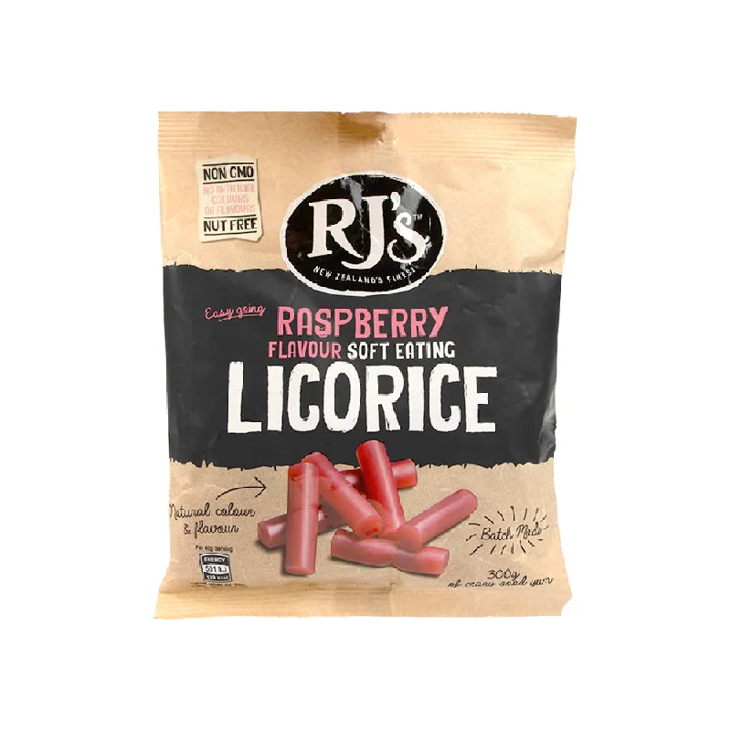 RJs Natural Soft Eating Raspberry Licorice