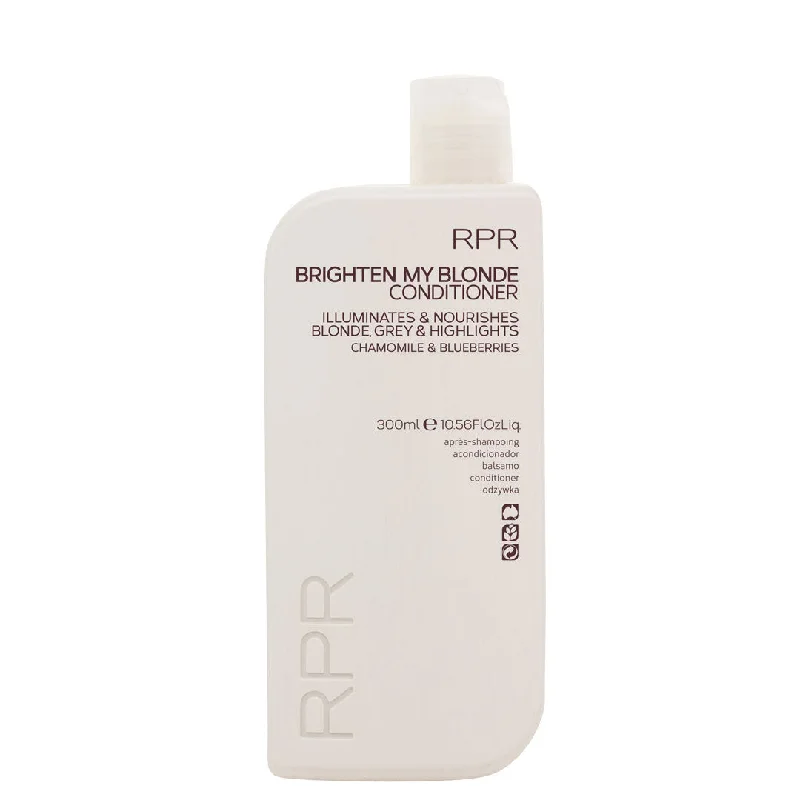 sulfate-free shampoo for curly, damaged hair-RPR Brighten My Blonde Conditioner 300ml