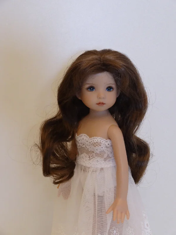 wigs for women with thick hair for enhanced volume -Sara May Wig in Brown - for Little Darling dolls