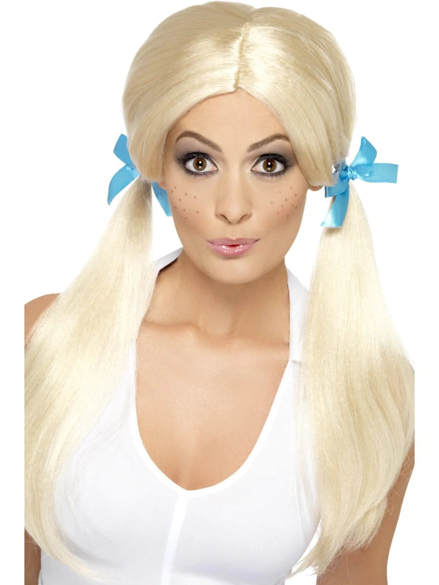 comfortable synthetic wigs for everyday wear -Sassy Schoolgirl Wig