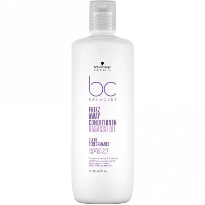 hair growth oil for stimulating hair follicles-Schwarzkopf BC BONACURE CLEAN PERFORMANCE FRIZZ AWAY CONDITIONER 1000ml