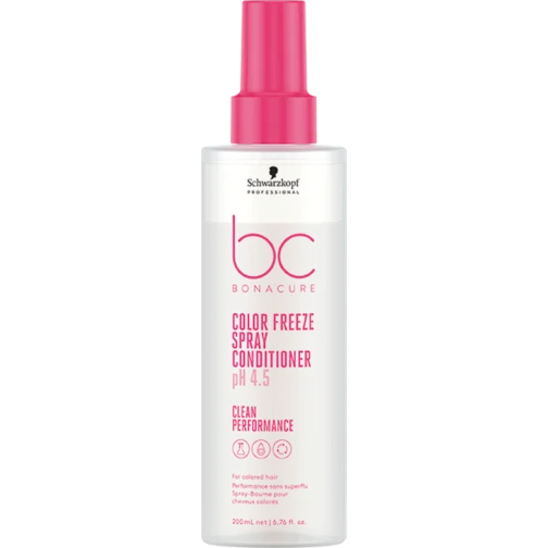 moisturizing hair oil for dry hair ends-Schwarzkopf BC BONACURE CLEAN PERFORMANCE PH 4.5 COLOR FREEZE SPRAY CONDITIONER 200ml