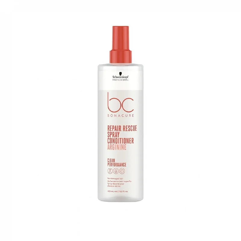 keratin treatment for curly hair frizz control-Schwarzkopf BC BONACURE CLEAN PERFORMANCE REPAIR RESCUE SPRAY CONDITIONER 400ml