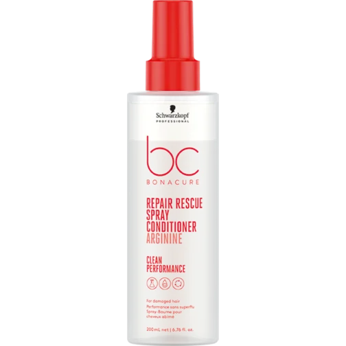 sulfate-free shampoo for healthy hair-Schwarzkopf BC BONACURE CLEAN PERFORMANCE REPAIR RESCUE SPRAY CONDITIONER