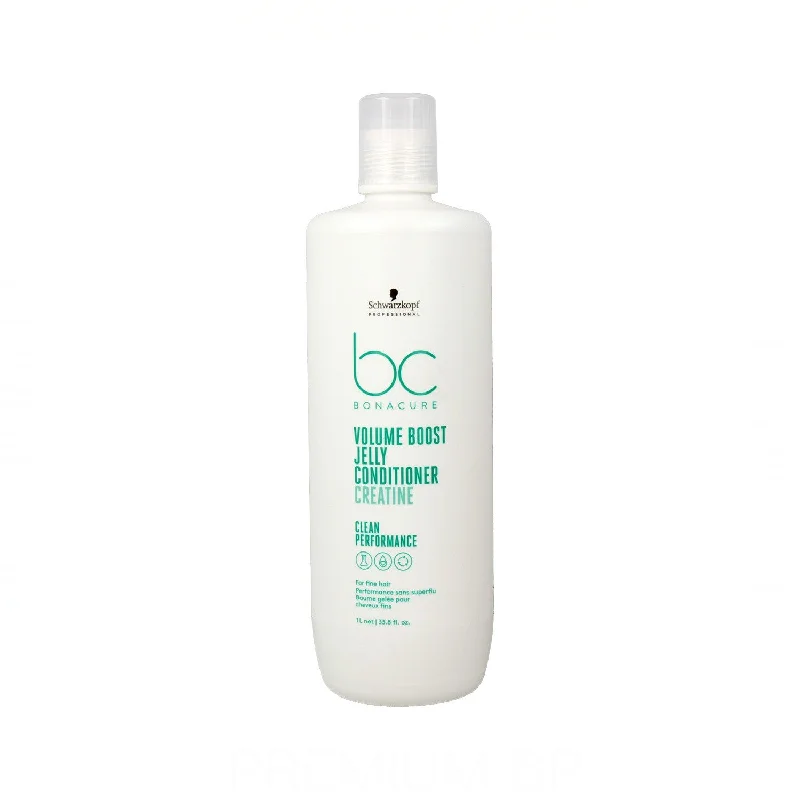 sulfate-free conditioner for frizzy curly hair-Schwarzkopf BC BONACURE CLEAN PERFORMANCE VOLUME BOOST CONDITIONER 1000mL