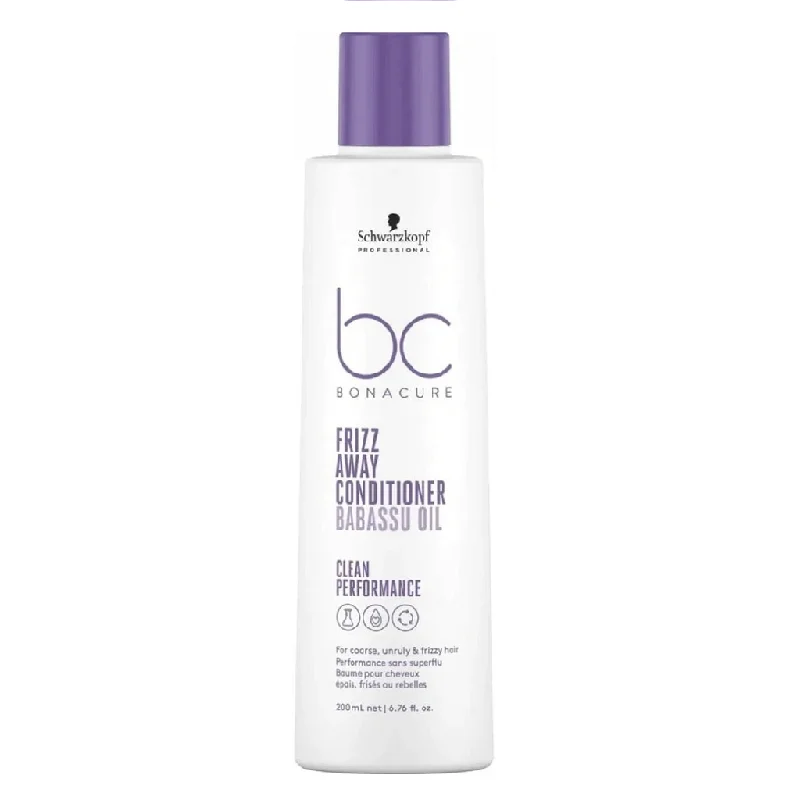 best shampoo for dry scalp and itchy hair-Schwarzkopf BC Frizz Away Conditioner 200ml