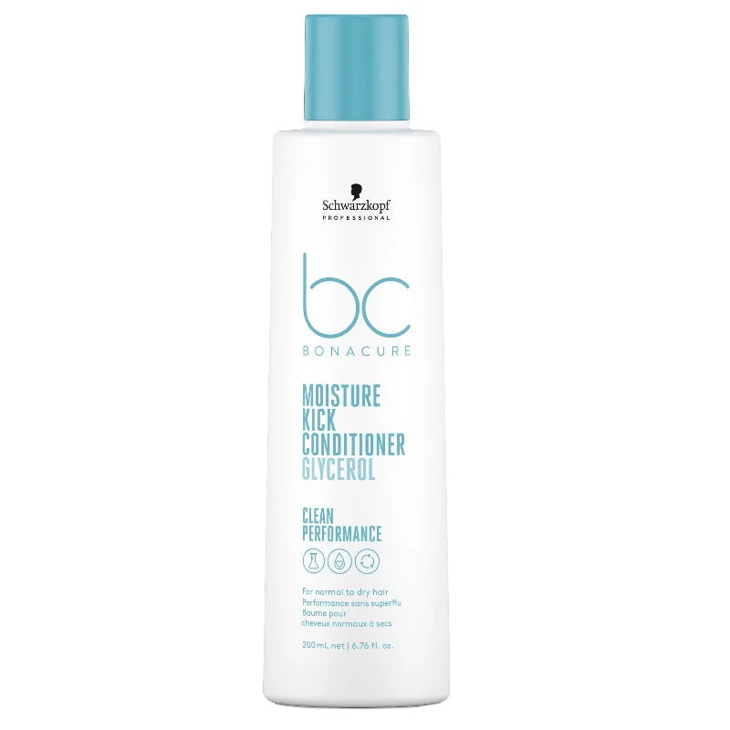 moisturizing conditioner for coarse curls-Schwarzkopf BC HYALURONIC MOISTURE KICK CONDITIONER 200ml