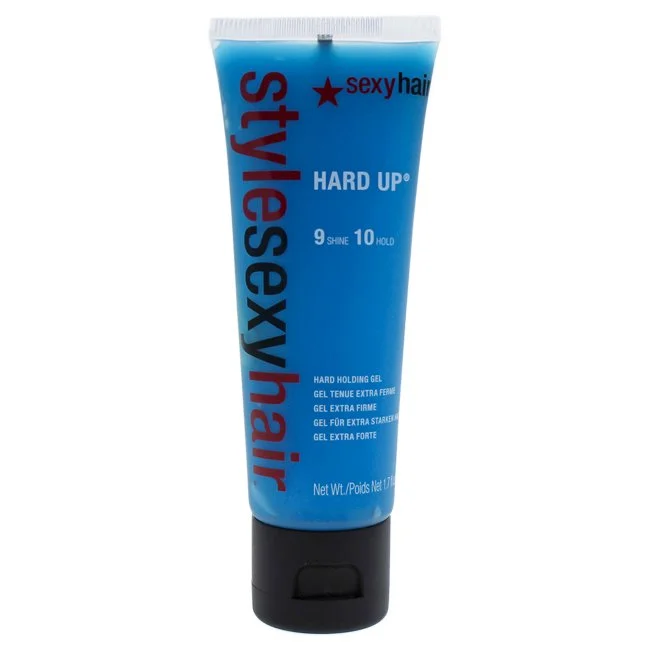 leave-in conditioner for frizzy ends-Sexy Hair Style Hard Up Hard Holding Gel 1.7 Oz