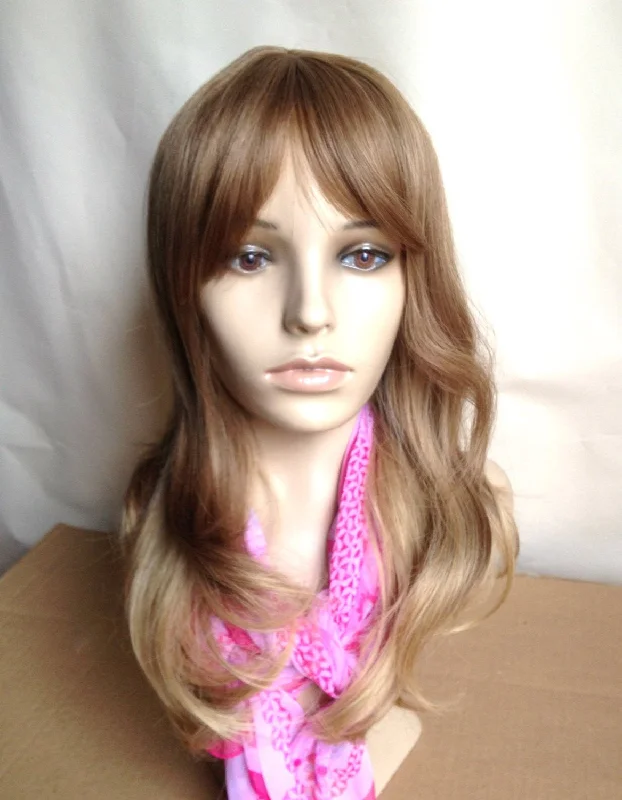 trendy ombre lace wigs for stunning hair transformations -Wig Long Ombre T#8/16