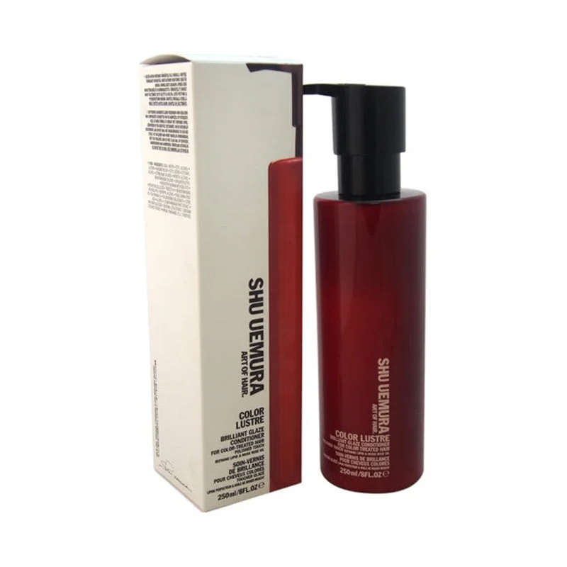 hair care for thick, wavy hair-Shu Uemura Color Lustre Brilliant Glaze Conditioner 8 oz