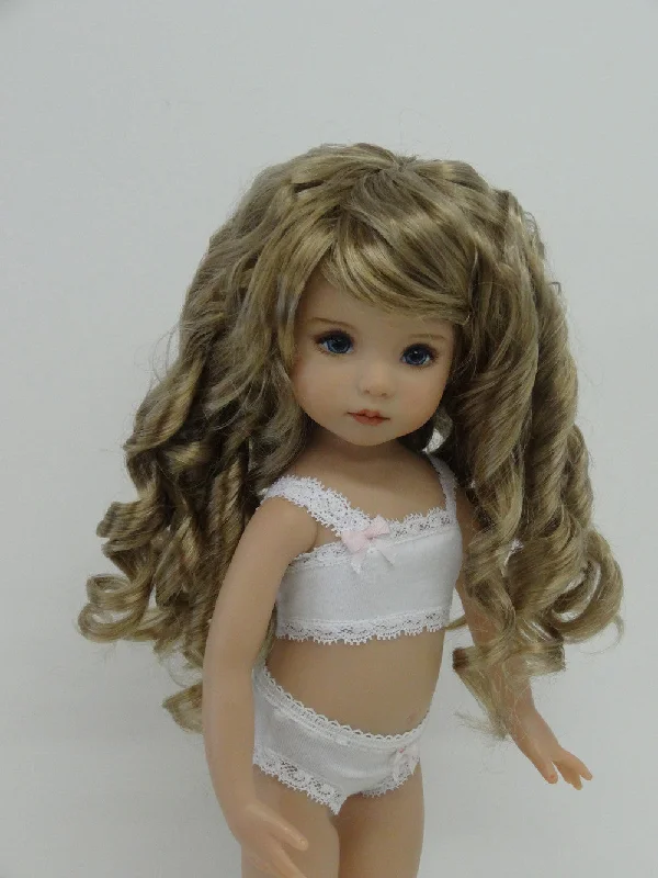 voluminous pixie wigs for a chic, modern appearance -Summer Wig in Honey Ash Blonde - for Little Darling dolls