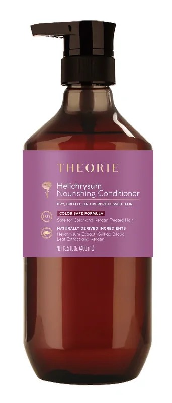 sulfate-free conditioner for frizzy curly hair-Theorie Helichrysum Nourishing Conditioner - 400ml