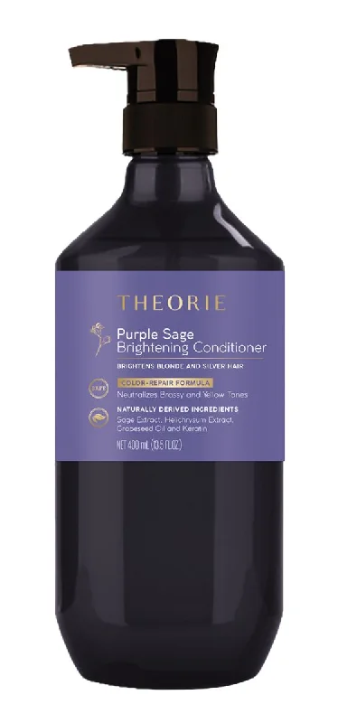 best shampoo for thinning hair treatment-Theorie Purple Sage Brightening Conditioner - 400ml