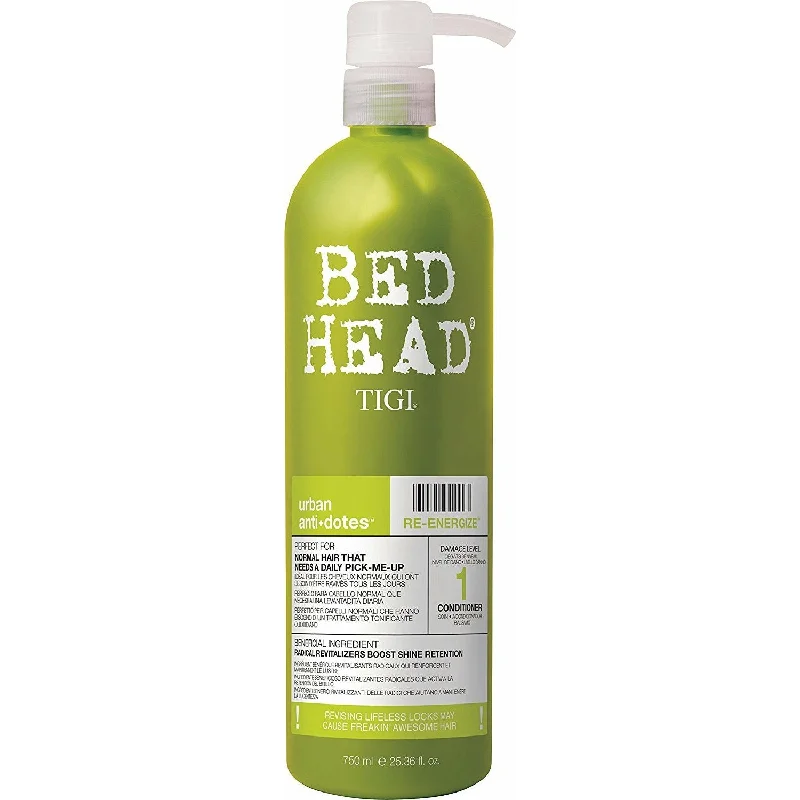 moisturizing hair mask for split ends-Tigi Bed Head Urban Antidotes Re-Energize Conditioner 25.36 oz.