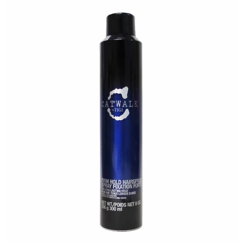 deep treatment for dry, frizzy curls-Tigi Catwalk Firm Hold Hairspray 9 oz