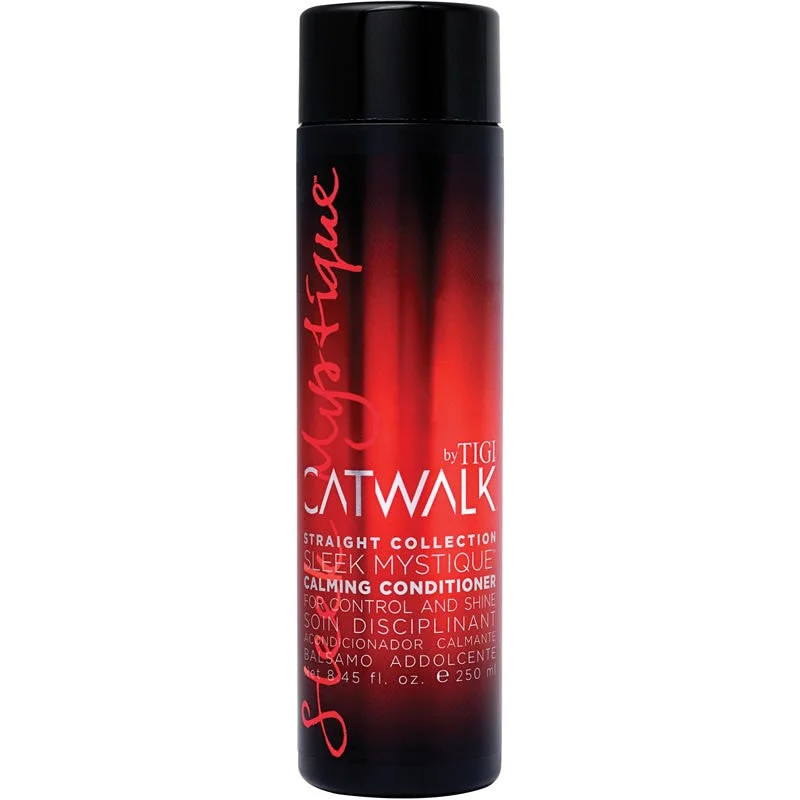 moisturizing conditioner for curly, dry hair-Tigi Catwalk Sleek Mystique Calming Conditioner 8.45 oz