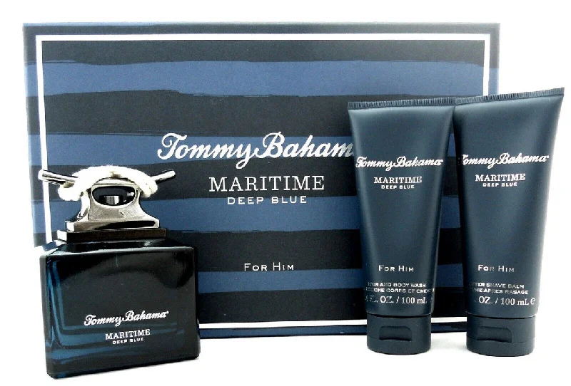 Tommy Bahama Maritime Deep Blue Men Gift Set 3 Piece