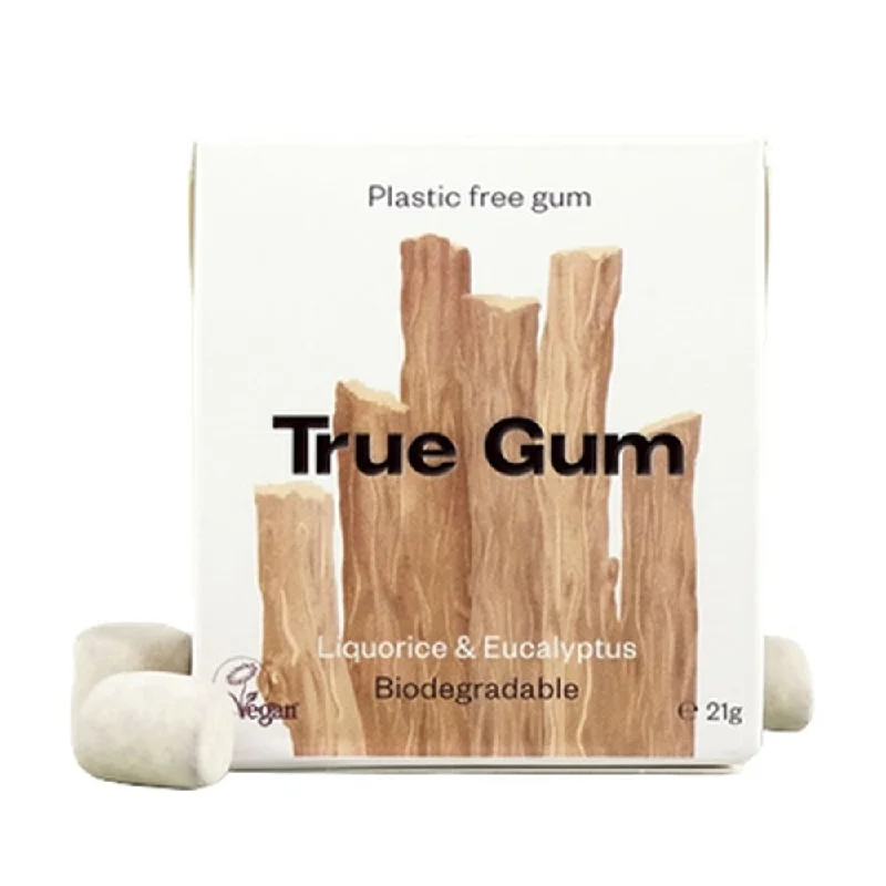 True Gum Sugar Free Liquorice & Eucalyptus Chewing Gum